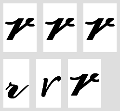 𝓻 - MATHEMATICAL BOLD SCRIPT SMALL R (U+1D4FB)